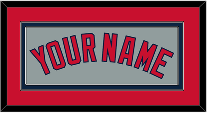 Boston Name - Road Gray - Signature Tier 3