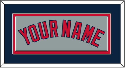 Boston Name - Road Gray - Signature Tier 4