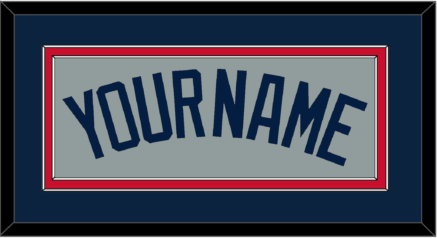 Boston Name - Road Gray (2009-2013) - Signature Tier 3