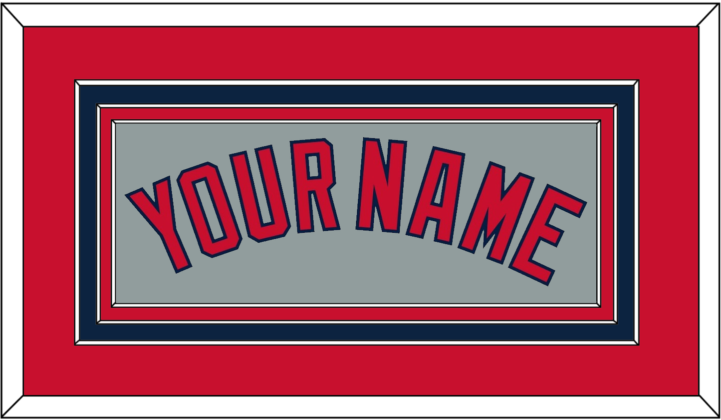 Boston Name - Road Gray - Premier Tier 2