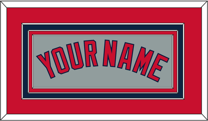 Boston Name - Road Gray - Premier Tier 2