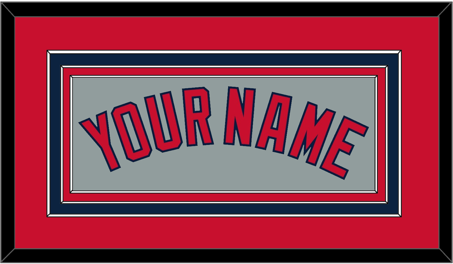 Boston Name - Road Gray - Premier Tier 2