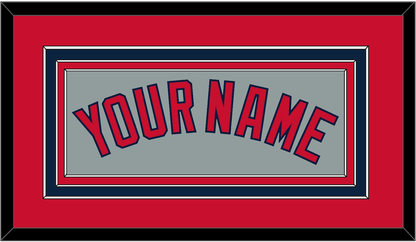 Boston Name - Road Gray - Premier Tier 2