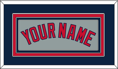 Boston Name - Road Gray - Premier Tier 3