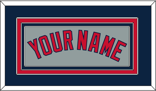 Boston Name - Road Gray - Premier Tier 3