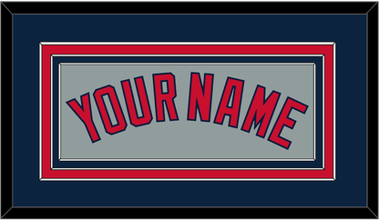 Boston Name - Road Gray - Premier Tier 3