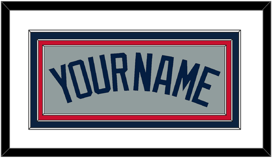 Boston Name - Road Gray (2009-2013) - Premier Tier 1