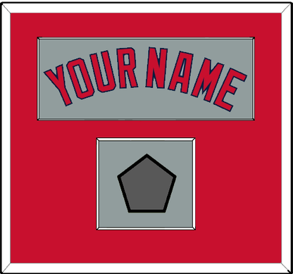 Boston Name & World Series Champions Patch - Road Gray - Essential Tier 2