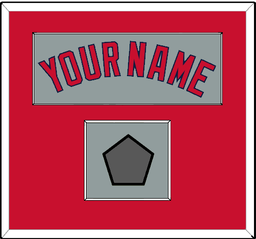 Boston Name & World Series Jersey Patch - Road Gray - Essential Tier 2
