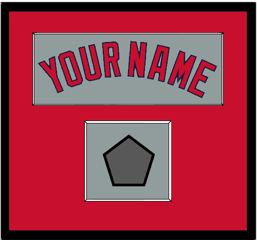 Boston Name & World Series Jersey Patch - Road Gray - Essential Tier 2