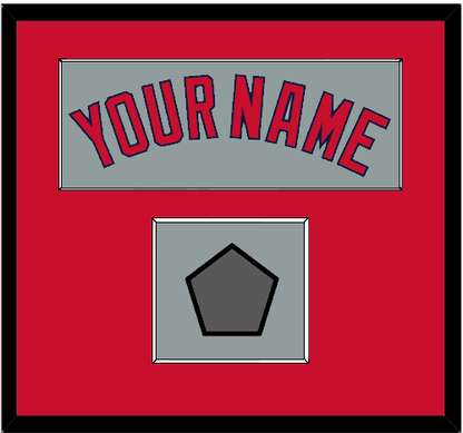 Boston Name & World Series Jersey Patch - Road Gray - Essential Tier 2