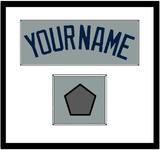 Boston Name & World Series Jersey Patch - Road Gray (2009-2013) - Single Mat 1