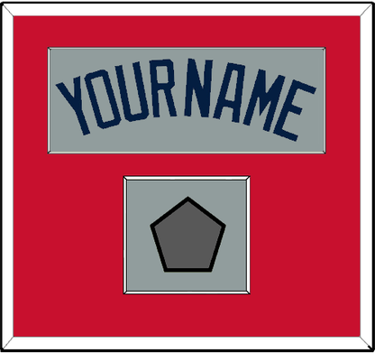 Boston Name & World Series Jersey Patch - Road Gray (2009-2013) - Essential Tier 2