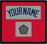Boston Name & World Series Jersey Patch - Road Gray (2009-2013) - Single Mat 2