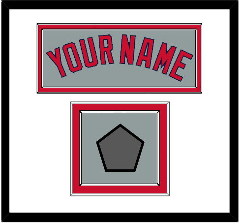 Boston Name & World Series Champions Patch - Road Gray - Signature Tier 1