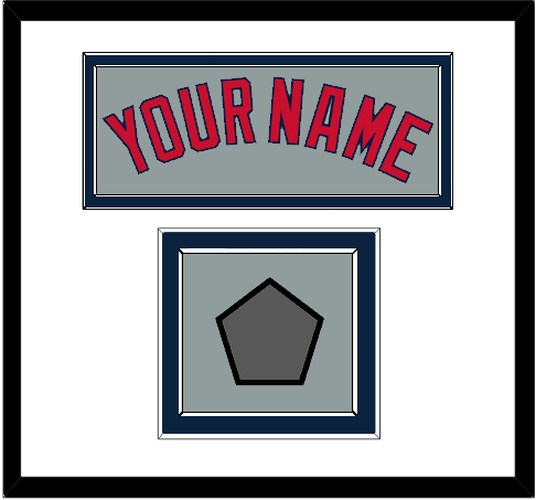Boston Name & World Series Jersey Patch - Road Gray - Signature Tier 2
