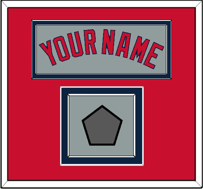 Boston Name & World Series Jersey Patch - Road Gray - Signature Tier 3