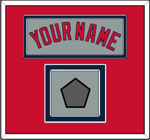 Boston Name & World Series Champions Patch - Road Gray - Signature Tier 3