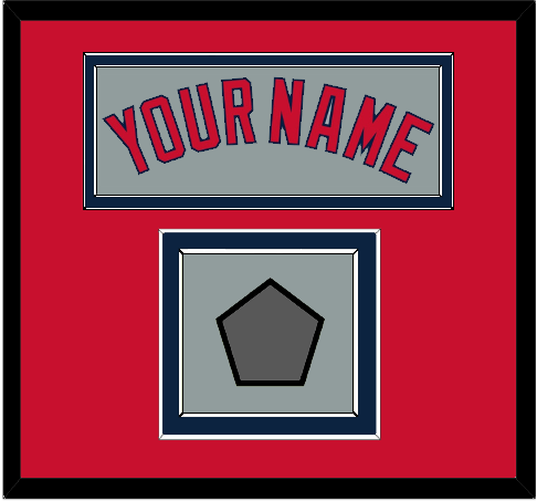 Boston Name & World Series Champions Patch - Road Gray - Signature Tier 3