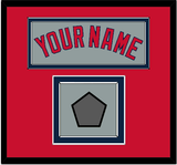 Boston Name & World Series Champions Patch - Road Gray - Double Mat 3
