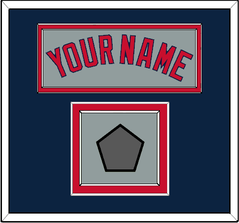 Boston Name & World Series Jersey Patch - Road Gray - Signature Tier 4