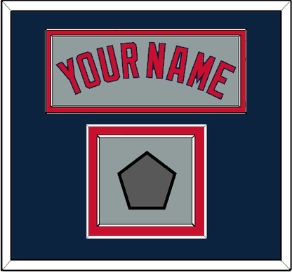 Boston Name & World Series Jersey Patch - Road Gray - Signature Tier 4