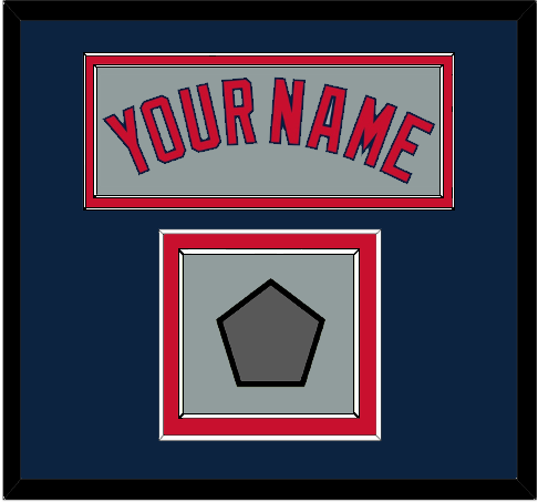 Boston Name & World Series Champions Patch - Road Gray - Signature Tier 4