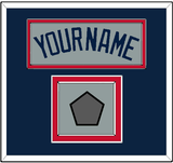 Boston Name & World Series Champions Patch - Road Gray (2009-2013) - Double Mat 3