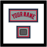 Boston Name & World Series Jersey Patch - Road Gray - Triple Mat 1