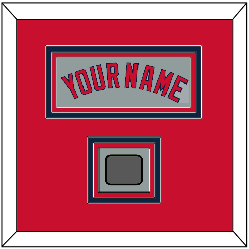 Boston Name & World Series Jersey Patch - Road Gray - Premier Tier 2