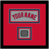 Boston Name & World Series Champions Patch - Road Gray - Triple Mat 2