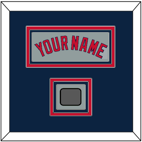 Boston Name & World Series Jersey Patch - Road Gray - Premier Tier 3