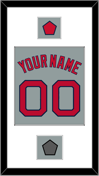 Boston Name, Number, Logo Patch & World Series Champions Patch - Road Gray - Essential Tier 1