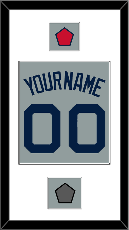 Boston Name, Number, Logo Patch & World Series Champions Patch - Road Gray (2009-2013) - Essential Tier 1