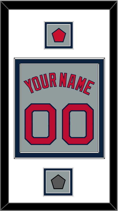 Boston Name, Number, Logo Patch & World Series Jersey Patch - Road Gray - Signature Tier 2