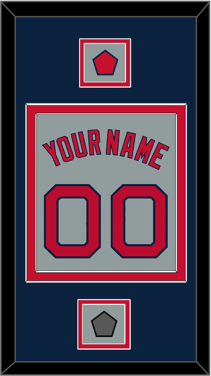 Boston Name, Number, Logo Patch & World Series Champions Patch - Road ...