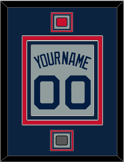 Boston Name, Number, Logo Patch & World Series Champions Patch - Road Gray (2009-2013) - Premier Tier 3