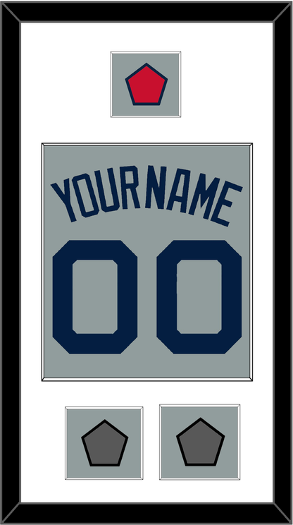 Boston Name, Number, Logo Patch & Two World Series Jersey Patches - Road Gray (2009-2013) - Essential Tier 1