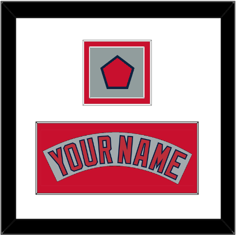 Boston Nameplate & Logo Patch - Road Gray (1992-2008) - Signature Tier 1
