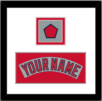 Boston Nameplate & Logo Patch - Road Gray (1992-2008) - Signature Tier 1