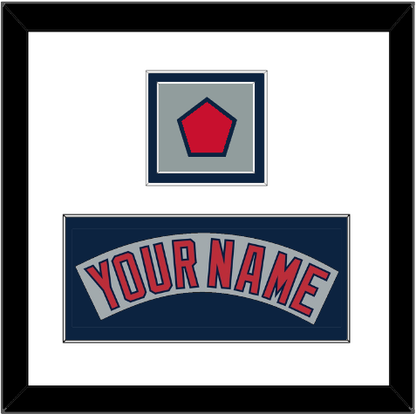 Boston Nameplate & Logo Patch - Road Gray (1992-2008) - Signature Tier 2