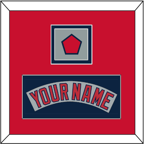 Boston Nameplate & Logo Patch - Road Gray (1992-2008) - Signature Tier 3