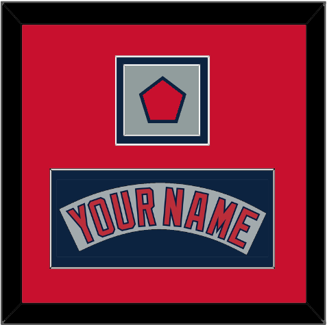 Boston Nameplate & Logo Patch - Road Gray (1992-2008) - Signature Tier 3