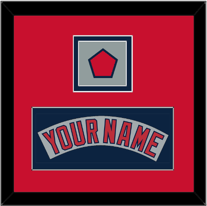 Boston Nameplate & Logo Patch - Road Gray (1992-2008) - Signature Tier 3