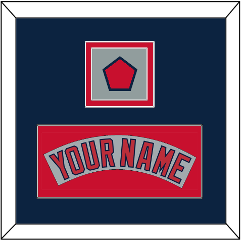 Boston Nameplate & Logo Patch - Road Gray (1992-2008) - Signature Tier 4