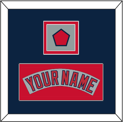 Boston Nameplate & Logo Patch - Road Gray (1992-2008) - Signature Tier 4