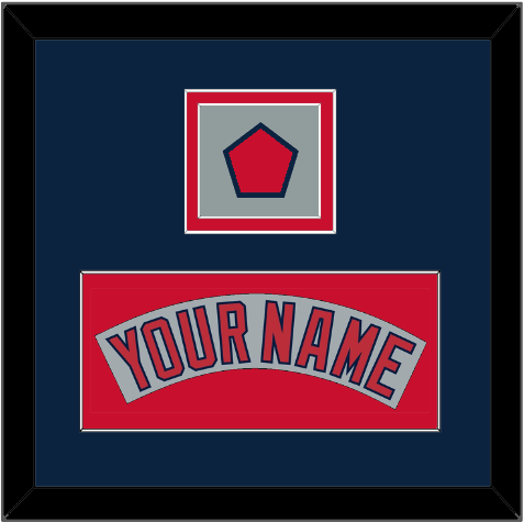 Boston Nameplate & Logo Patch - Road Gray (1992-2008) - Signature Tier 4