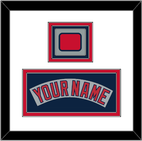 Boston Nameplate & Logo Patch - Road Gray (1992-2008) - Premier Tier 1