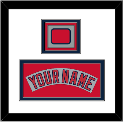 Boston Nameplate & Logo Patch - Road Gray (1992-2008) - Premier Tier 2