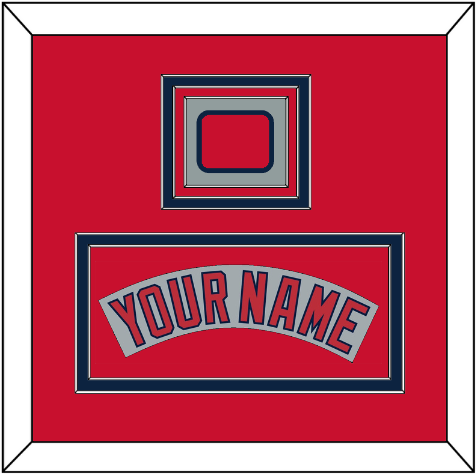 Boston Nameplate & Logo Patch - Road Gray (1992-2008) - Premier Tier 3
